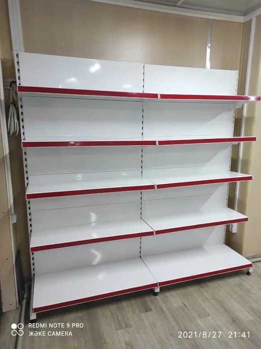 Металлические островные витрины полки стелажи торговые для магазина