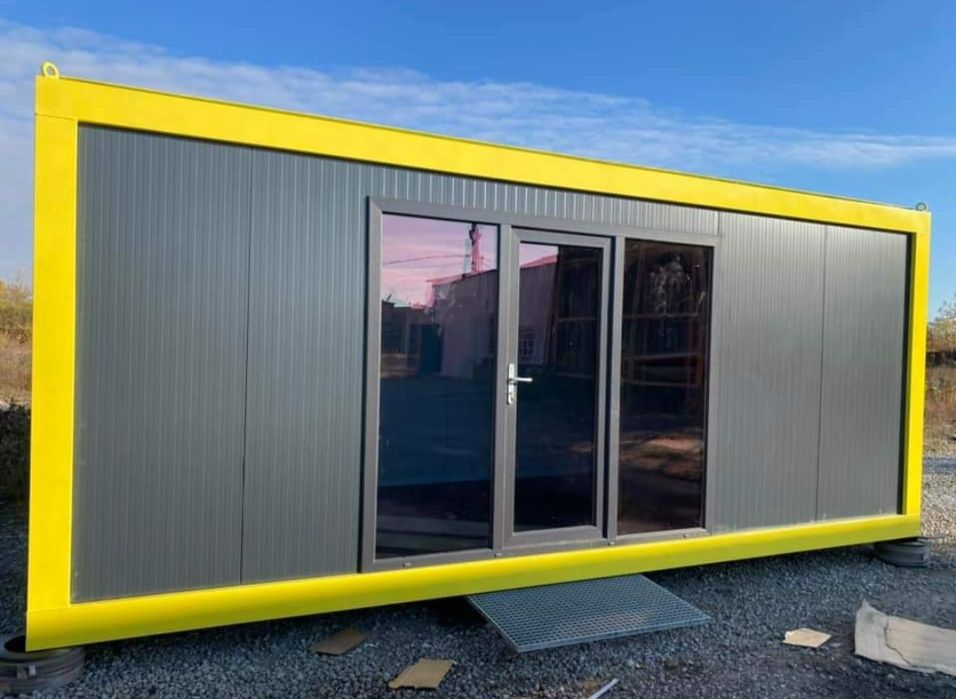 Vand containere modulare tip birou vitrina