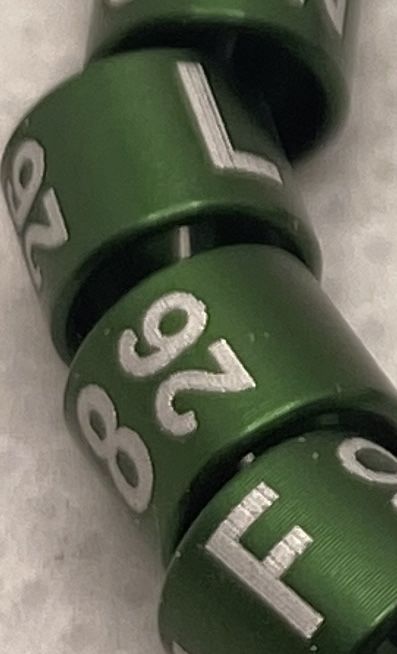 Inele pentru canari si pasari exotice 2026 verzi