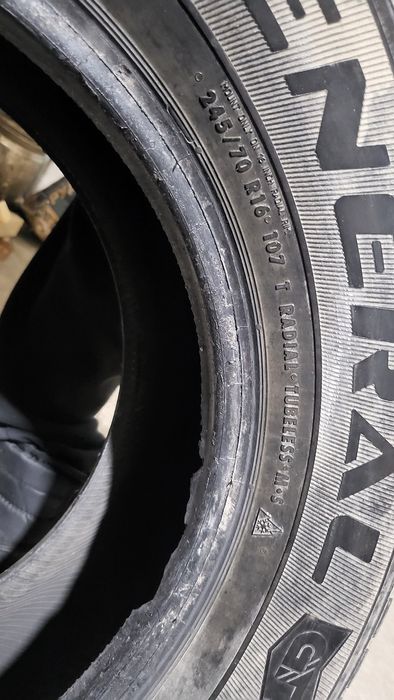 Резина зимняя general  б/у