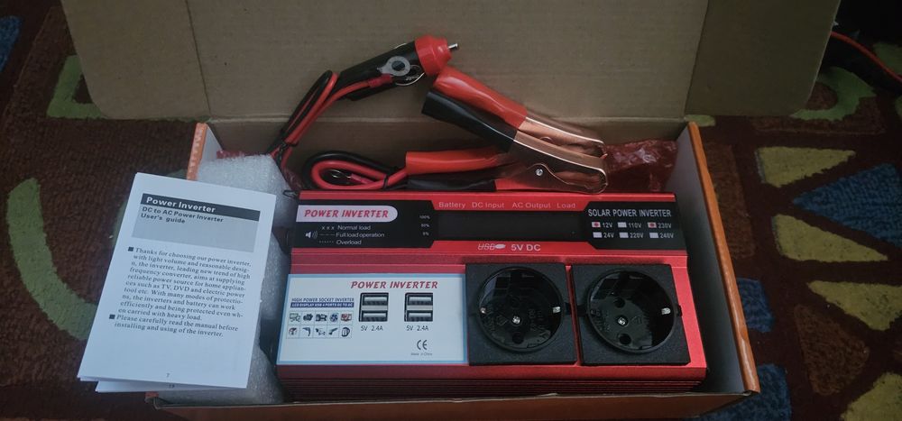 Invertor solar 12V 4000W ,USB, 220v