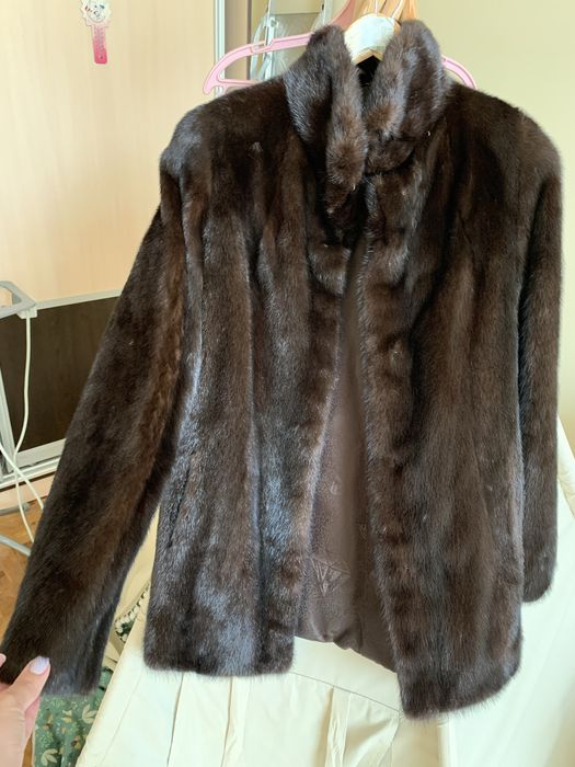 Шуба норковая укороченная