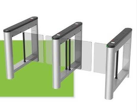 Турникет ZKTeco Saturn влагостойкий цвет серый/дверцы темный акрил