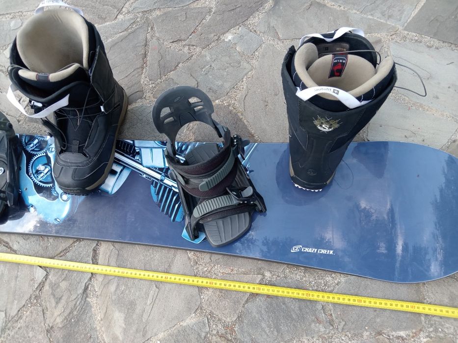snowboard CC Crazy Creek placa și boots