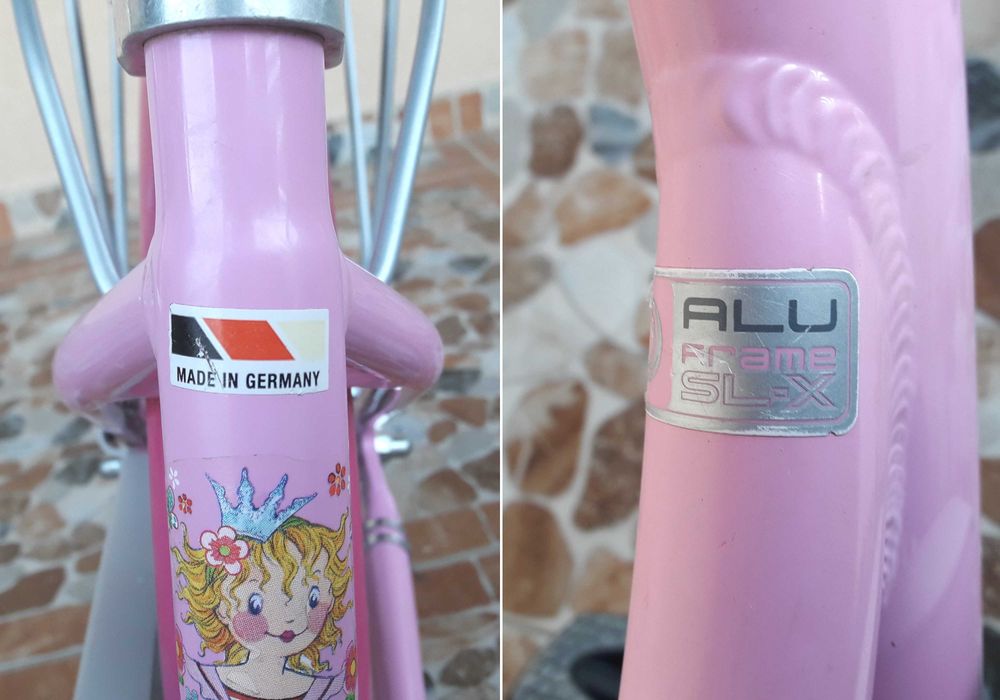 Bicicletă pentru copii 18’ PUKY ZL 18-1 Prinzessin Lillifee - roz