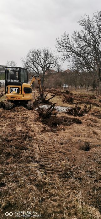 Prestari servicii cu miniexcavator și camioneta basculabila
