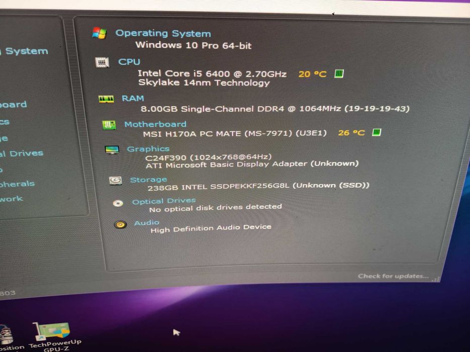 Kit upgrade, ssd M2  256gb nvme pcie  Intel + o placuta ddr4 de 8gb Micron