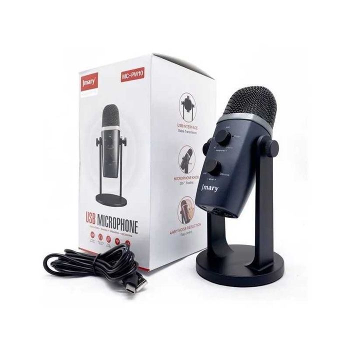 Jmary MC-PW10  Отличный USB-микрофон для стримов, озвучки, подкастов