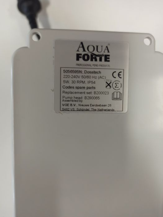 Dispenser cu pompă Aquaforte Dosatech – Alb 15X25X8 cm SL231.