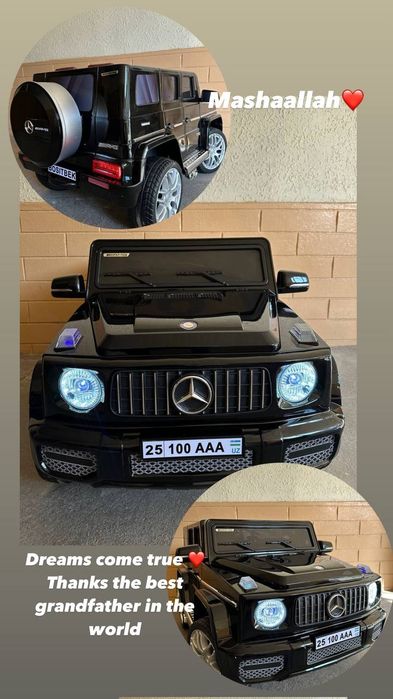 Детский электромобиль Mercedes G-Class с пультом