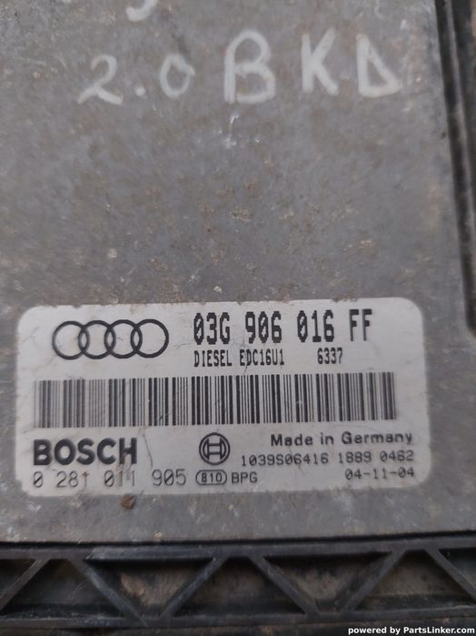 Calculator Ecu Audi A3 Ii (8P1) [ 2003 - 2013 ] Oem 03G906016Ff