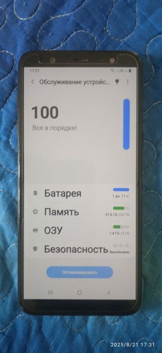 САМСУНГ J 8 оригинал в отличном состоянии