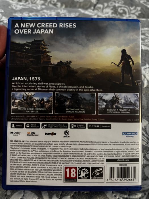 Assassin's Creed Shadow PS5