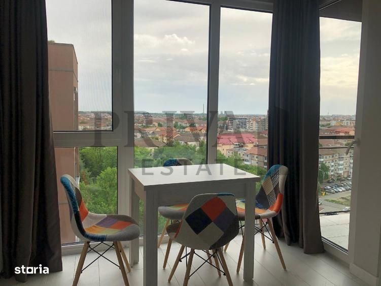 Apartament 2 camere, mobilat si utilat, loc de parcare, Rebreanu Tower