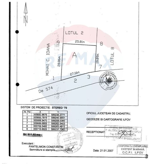 Vanzare Teren Izvorani / Strada Gradinarilor/Complex Olimpic