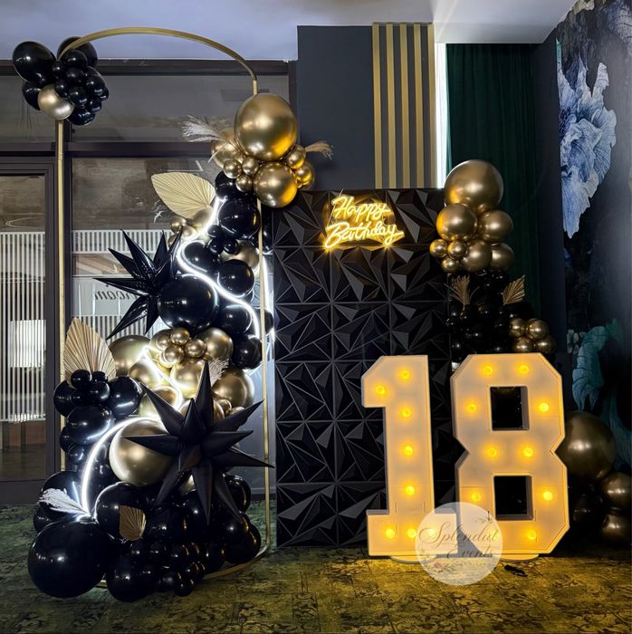 Decor Baloane si  aranjament cristelnita  Pitesti !