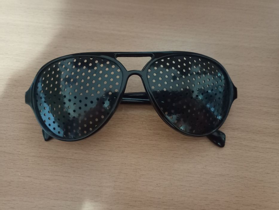 Очки тренажеры для глаз сетчатые