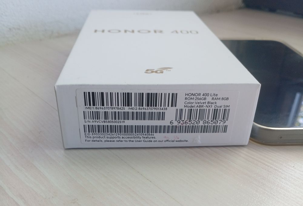 Honor 400 lite 256/8+8Gb
