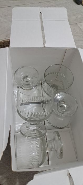 Хрусталь фужеры 5шт