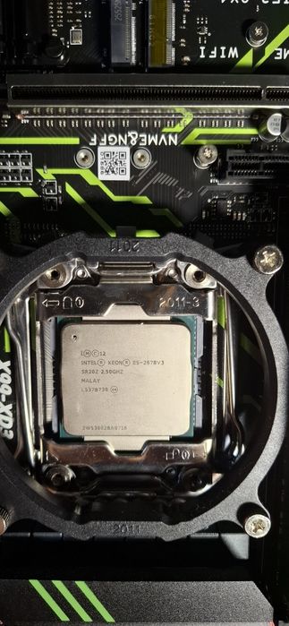 Материнская плата X99D3 + E5 2676V3 + ОЗУ 32gb