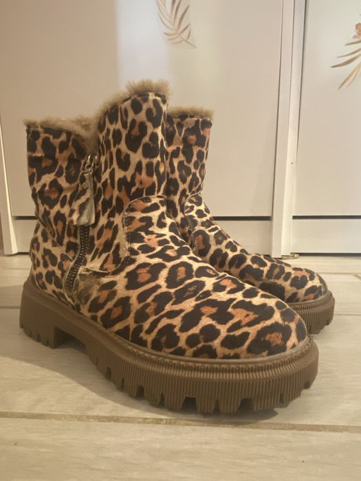 Ghete leopard dama