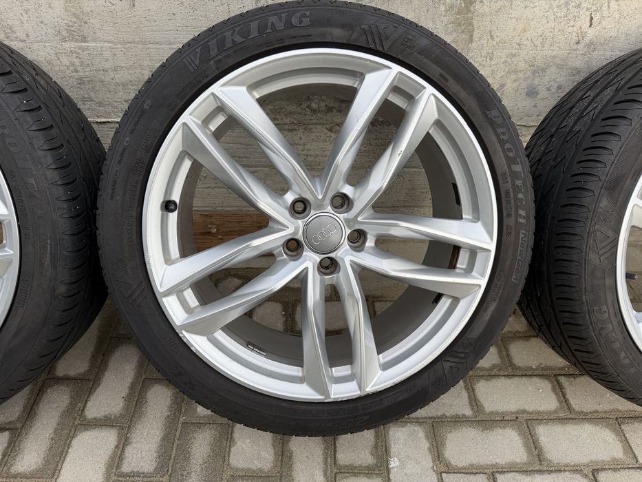 Oferta!Jante originale Audi A6 Allroad  R20 din Titan, anvelope de vara 255/40/20-7 mm