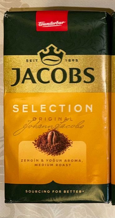 Кофе "JACOBS", Зерновой молотый. 1 кг