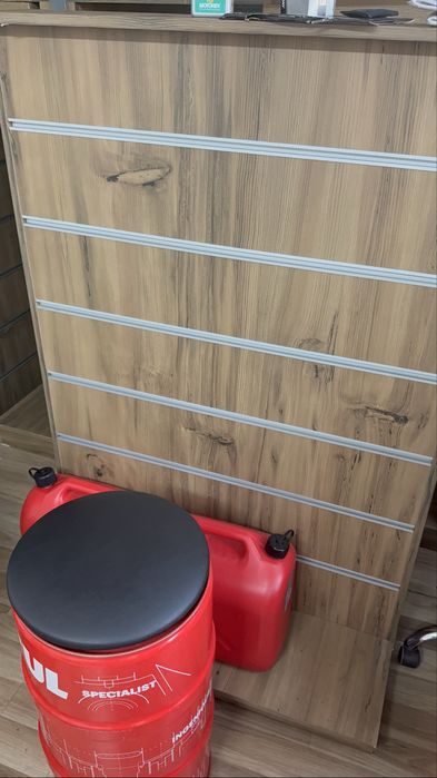 Mobilier Comercial - Gondola slatwall lemn