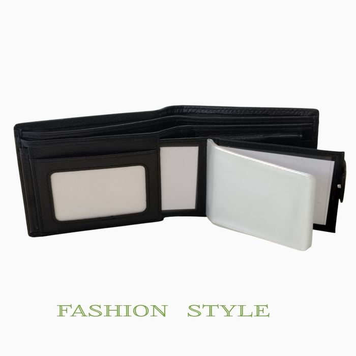 Мъжки портфейл от естествена кожа с личен калъф за документи