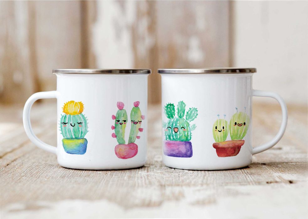 Емайлирано канче, Подарък за мъж, Подарък за жена, Планинско канче