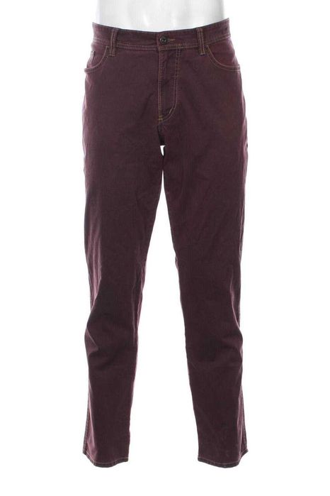 Blugi bărbați Hattric grena burgundy 36/32 L-XL 94cm