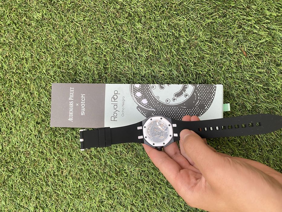 Audemars piguet x swatch negru+brățară cadou