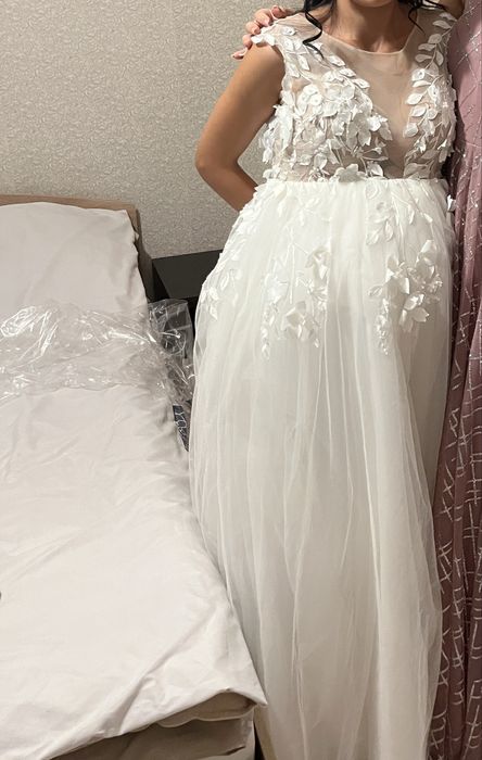 Булчинска рокля за бременни