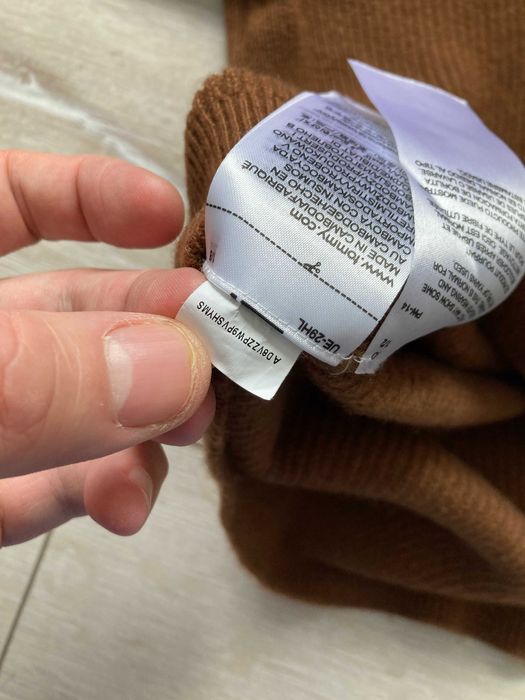 Tommy Hilfiger wool cashmere женски пуловер от вълна и кашмир XL