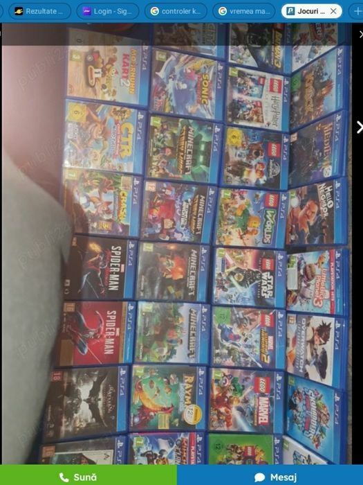 Vand colectie jocuri PS4 Play Station ps4