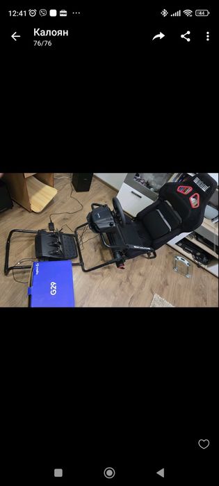 Волан Logitech G29 със стол Gt Lite Pro