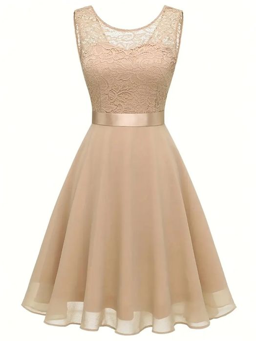 Рокля с дантела официална