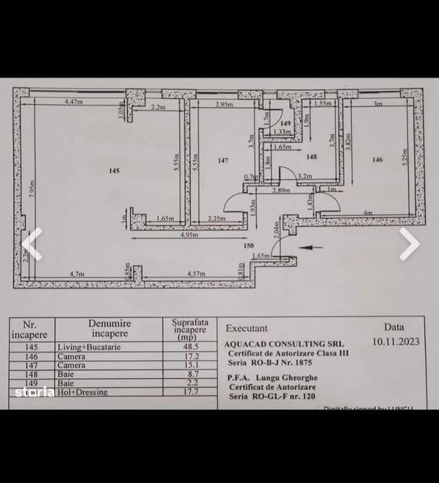 Imobiliare aprtament 2024 finalizat 98/100
