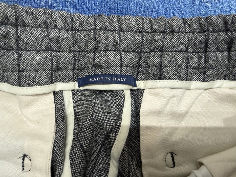 100% вълна Boggi Milano Wool Pinstripe Pant ОРИГИНАЛНИ мъжки панталони - L