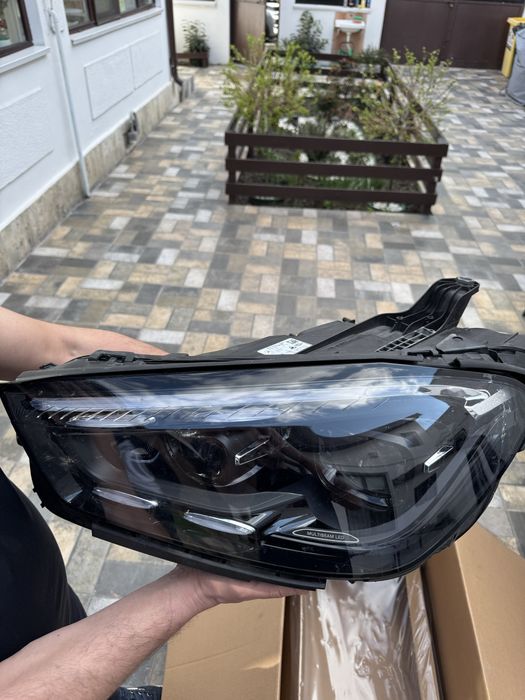 Far Stanga Mercedes GLE W167 Facelift 2024 Multibeam LED Original A1679066908 - DEFECT
