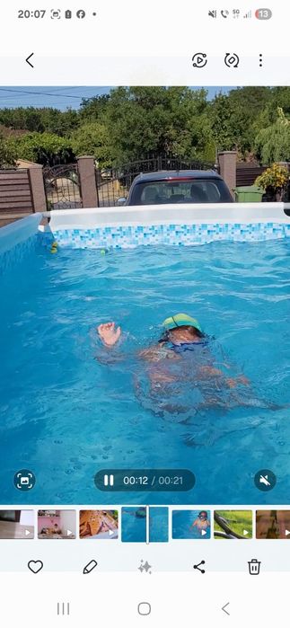 Piscina bestway cu cadru metalic