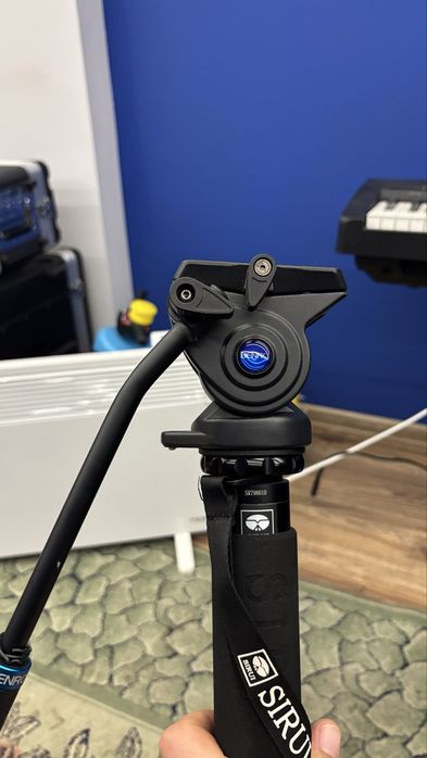 Sirui P-S Carbon Fiber монопод с S4 видео глава