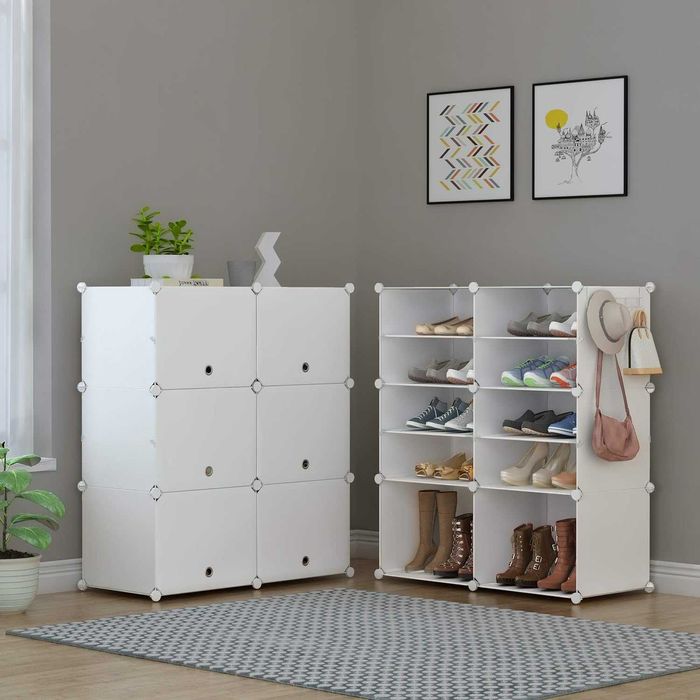 ПРОМОЦИЯ Модулен шкаф за обувки – 6 модула – HOMIDEC X001CPUXCF