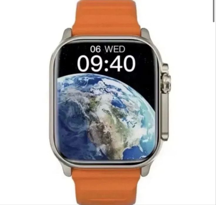 Ceas smartwatch nou portocaliu sau negru