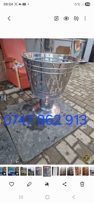 Cristelnițe din inox aurii sau albe lucioase pentru botez. Avem toate