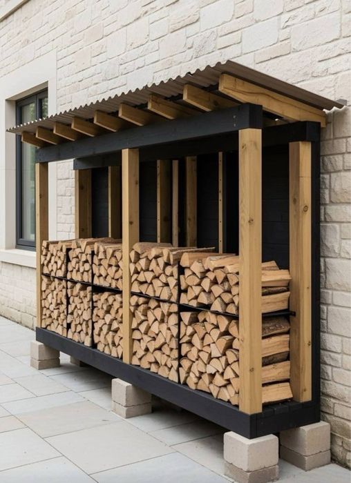 дровяные сараи из дерево
