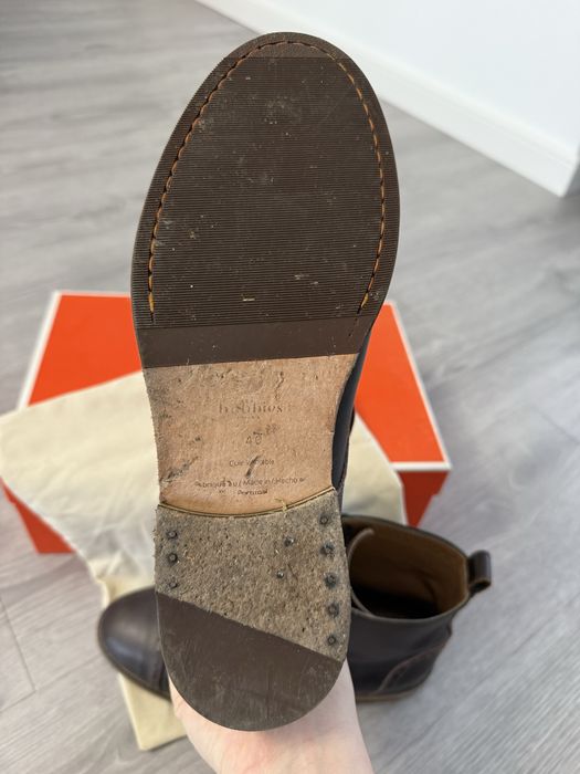 Ghete barbati piele Bobbies Paris