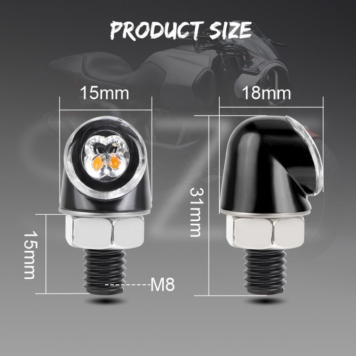ЛЕД мигачи с габарит за мотор мотоциклет