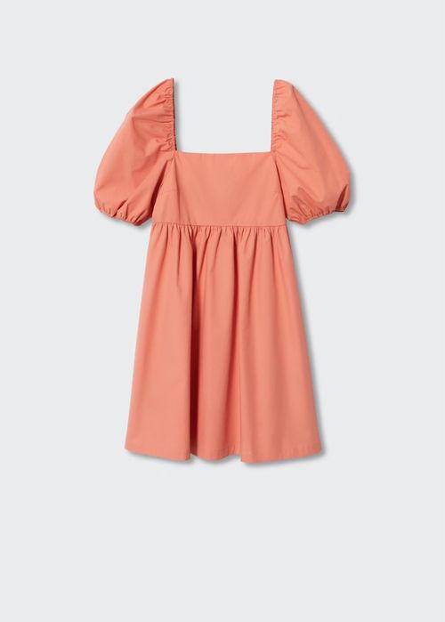 Рокля с паднали рамене Mango