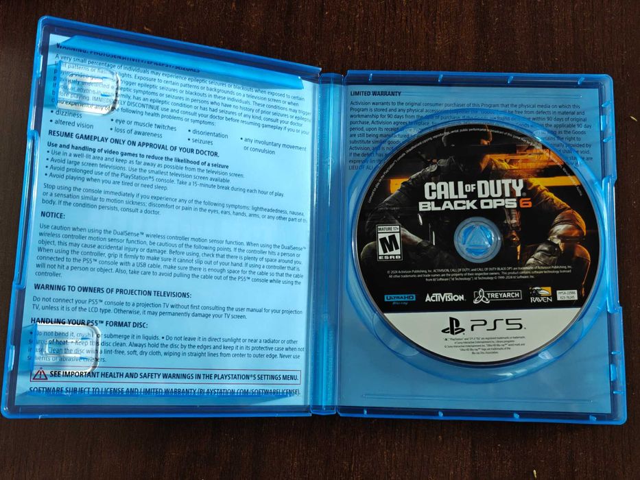Call of Duty Black Ops 6 PS5, nou, desigilat, neutilizat